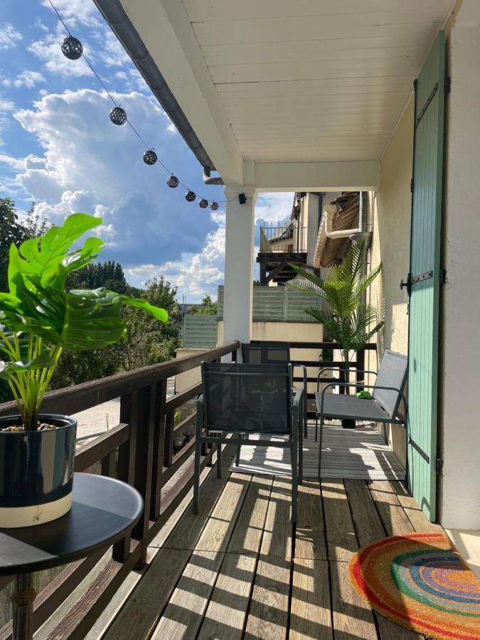 Appartement T3-Balcon Plein Sud-Acces Direct Au Bord Du Loing à Moret-sur-Loing Extérieur photo